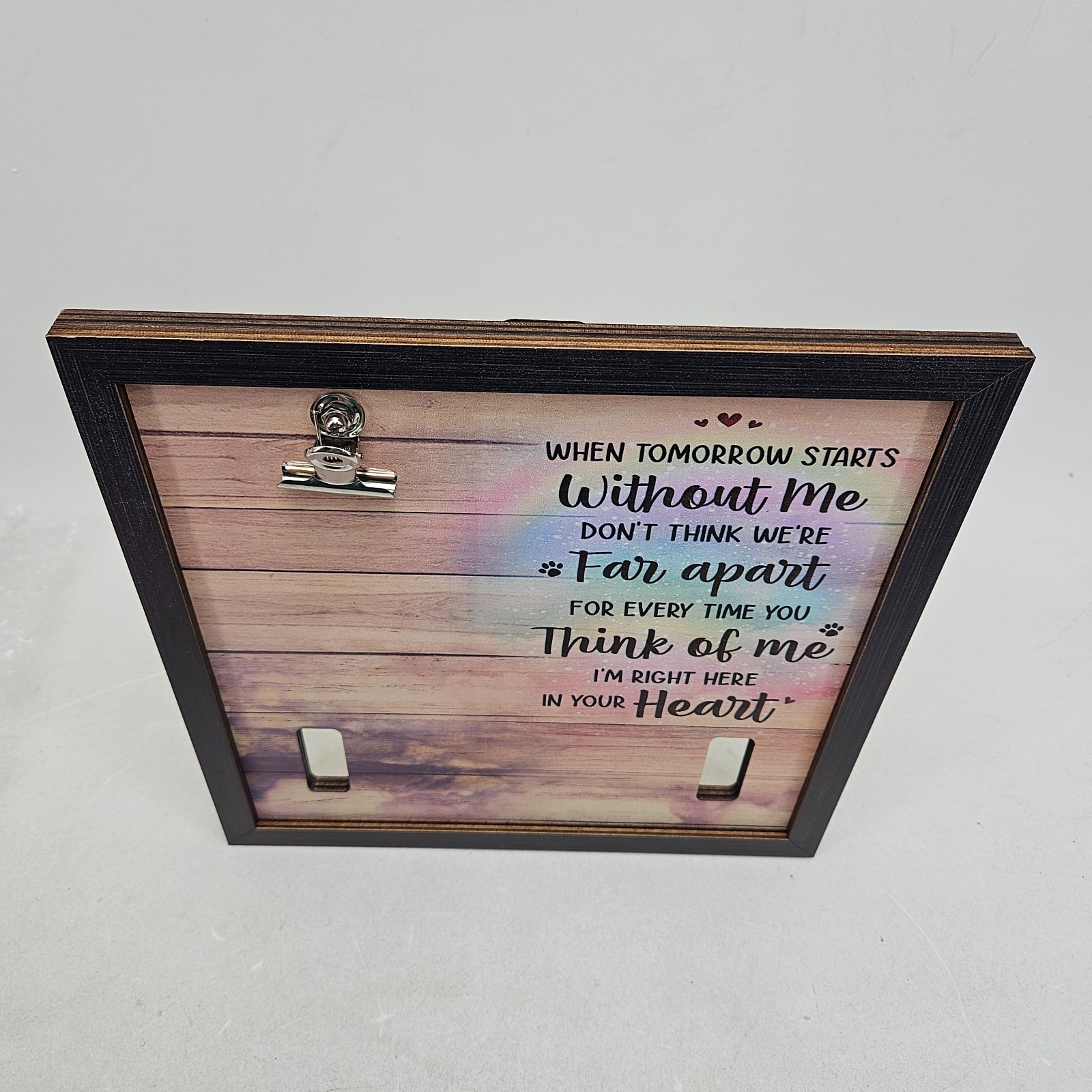 Pawfect House Dog Memorial Gifts for Loss with Collar, Dog Photo Frame, Memory