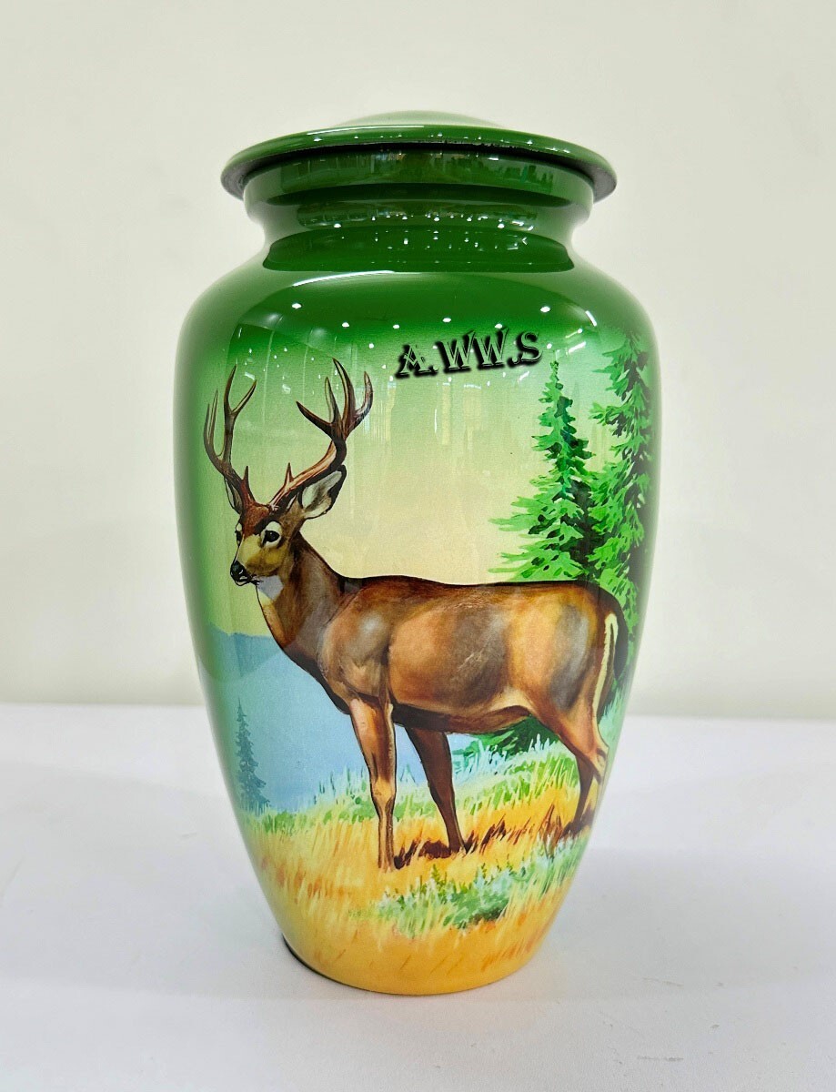 Cremation Urn Memorial Jar Pot Container | Full Size Urn for Funeral Ashes