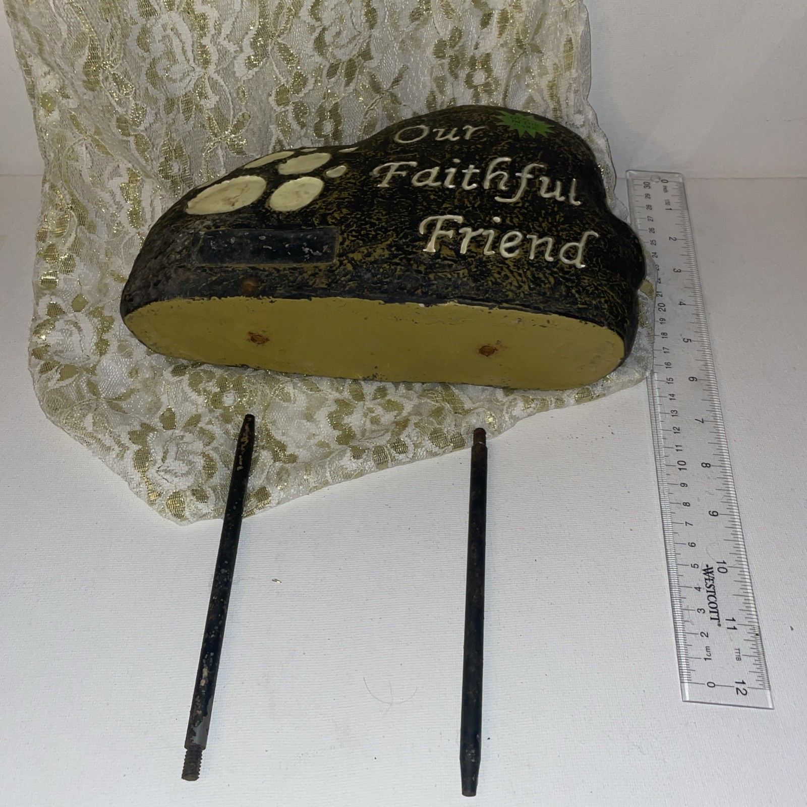 Pet Memorial Stone Pet Memory Glow In The Dark Stone Cat Dog Headstone Garden
