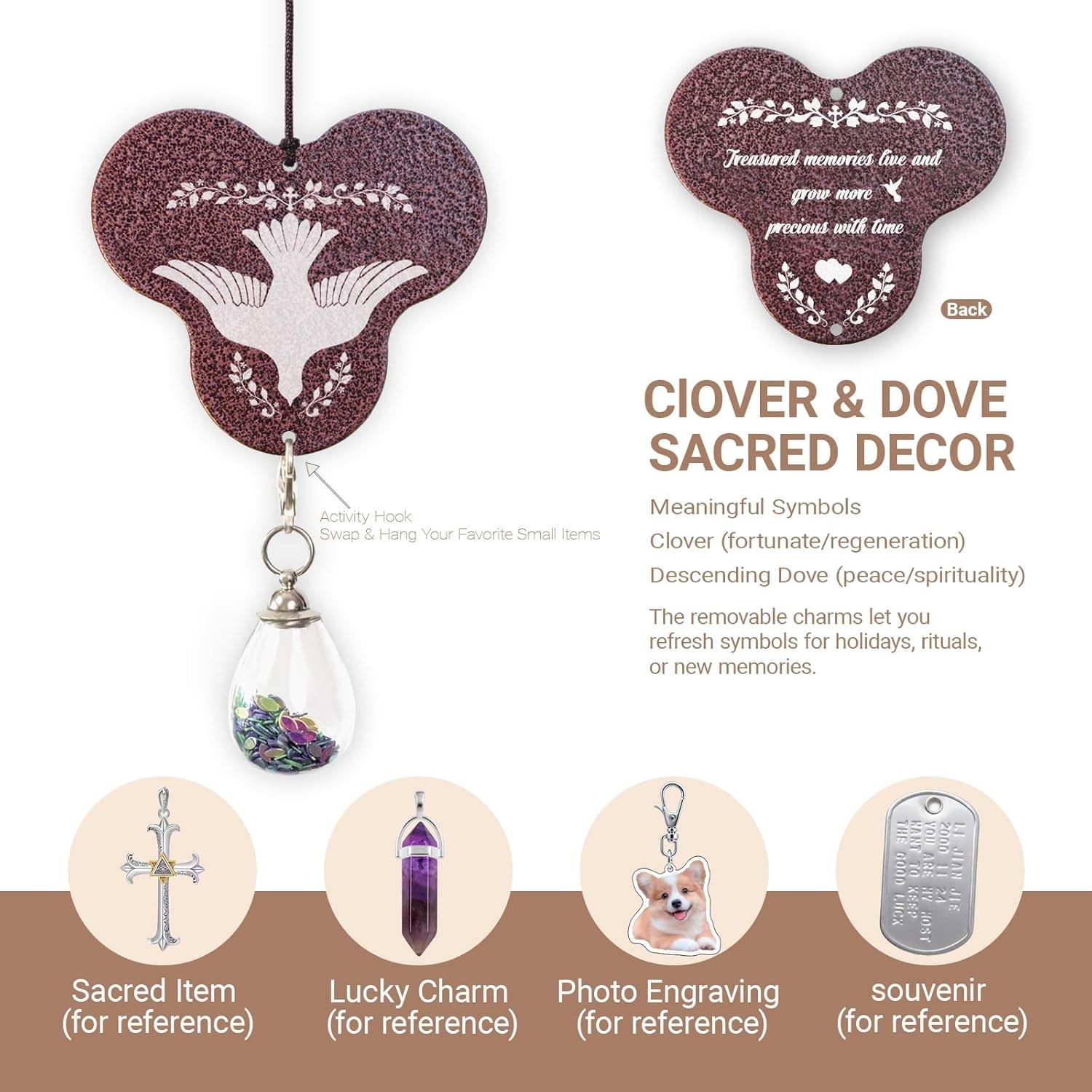 Dog Memorial Gifts for Loss of Dogs, 35” Personalized Dog Memorial Wind Chimes