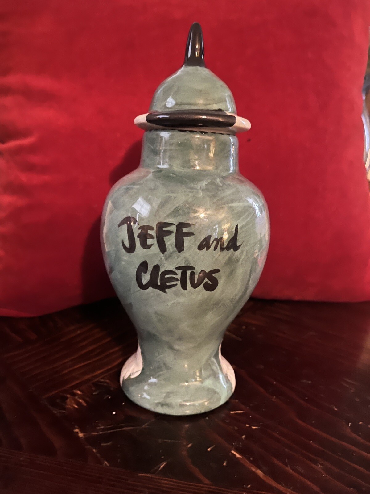 Custom SMALL Pet urn for ferrets cremation urns handmade Small pets hand painted