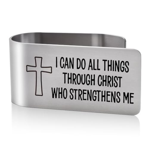I Can Do All Things Through Christ Who Strengthens Me Engraved Stainless Steel