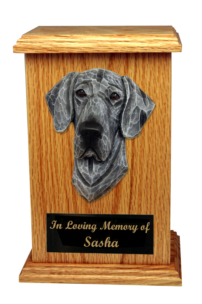 Great Dane Natural Memorial Urn