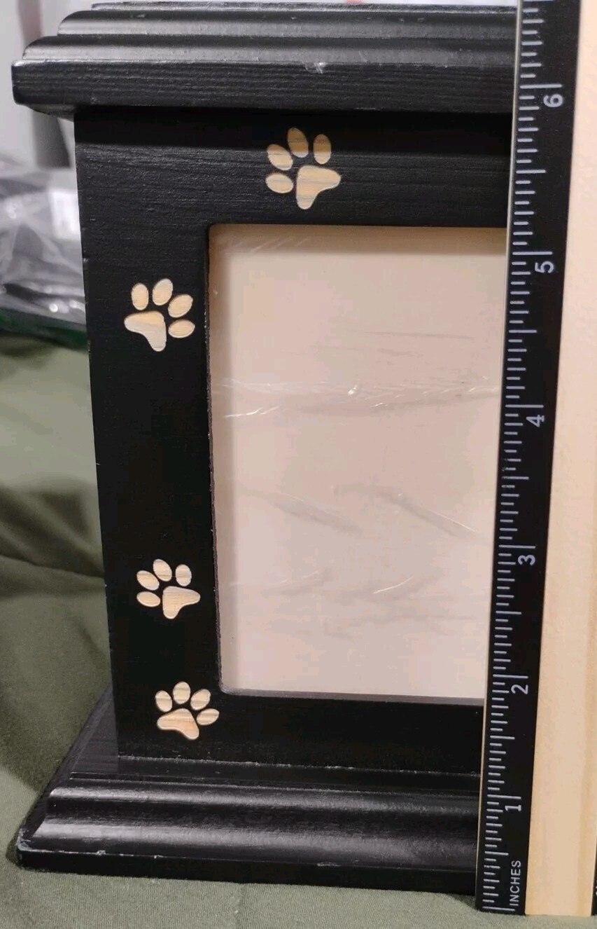 Pet Memorial Urns for Dogs or Cats, XLarge Wooden Funeral Pets (Open Box)