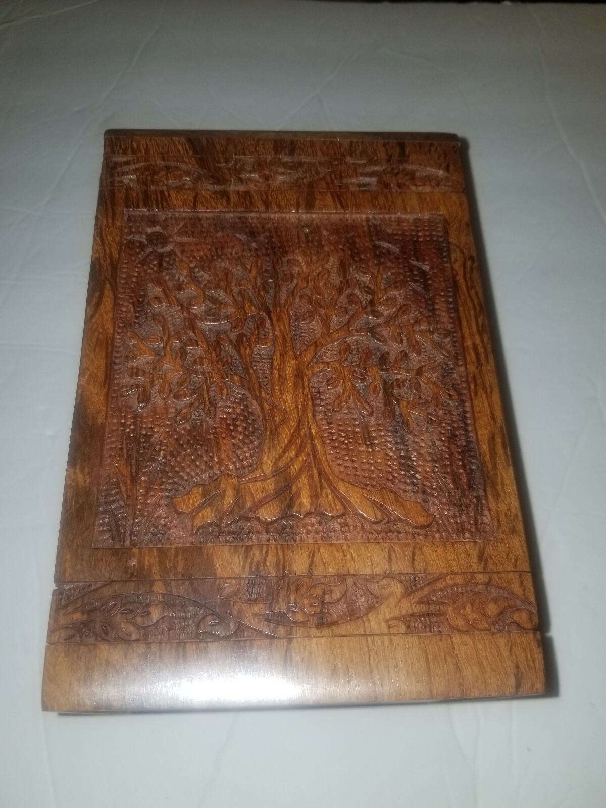 Star India Craft Rosewood Cremation Urn Simple Rosewood Round Keepsake