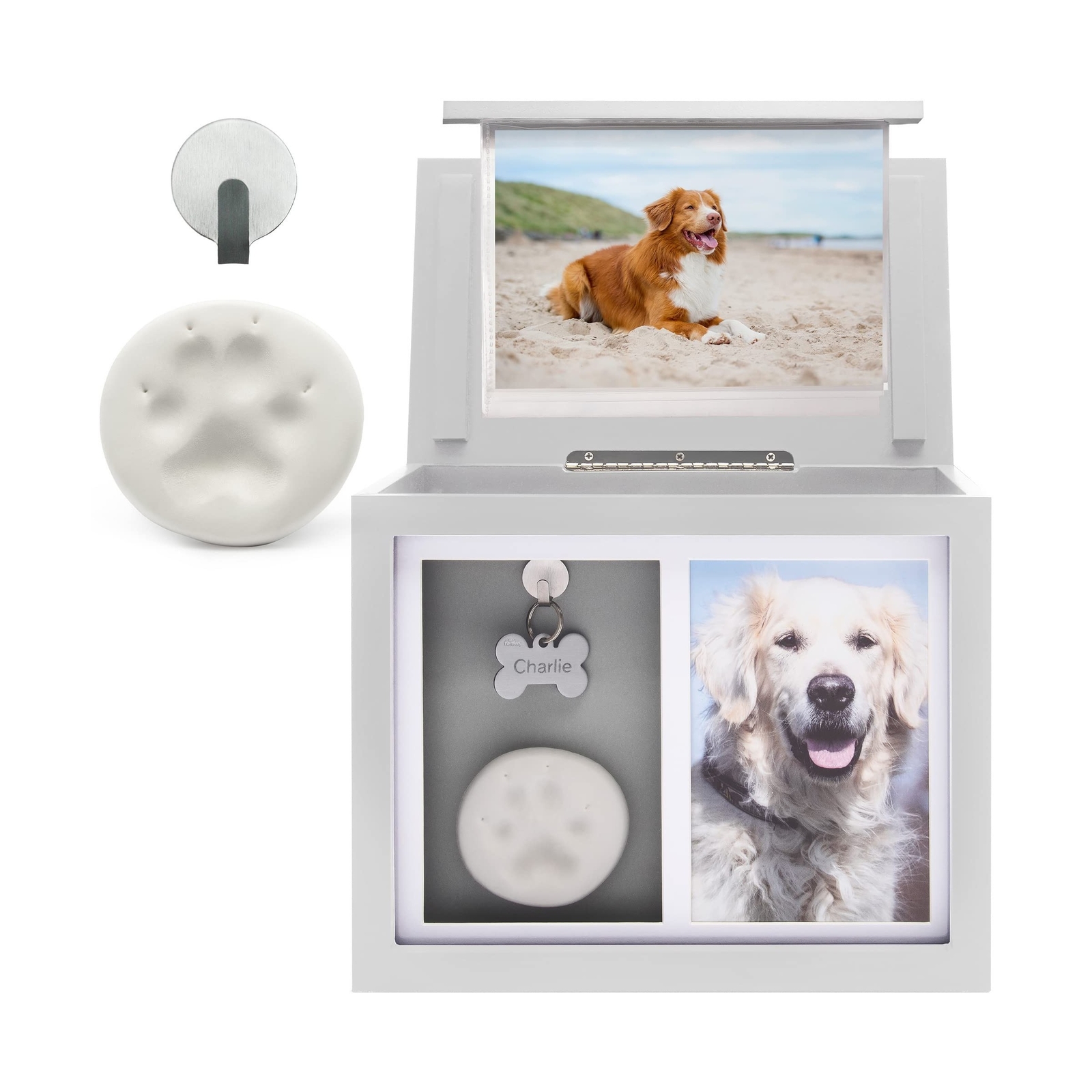 Premium White Pet Urn – Large Memorial Dog Ashes for Keepsake, Urns for Dogs …