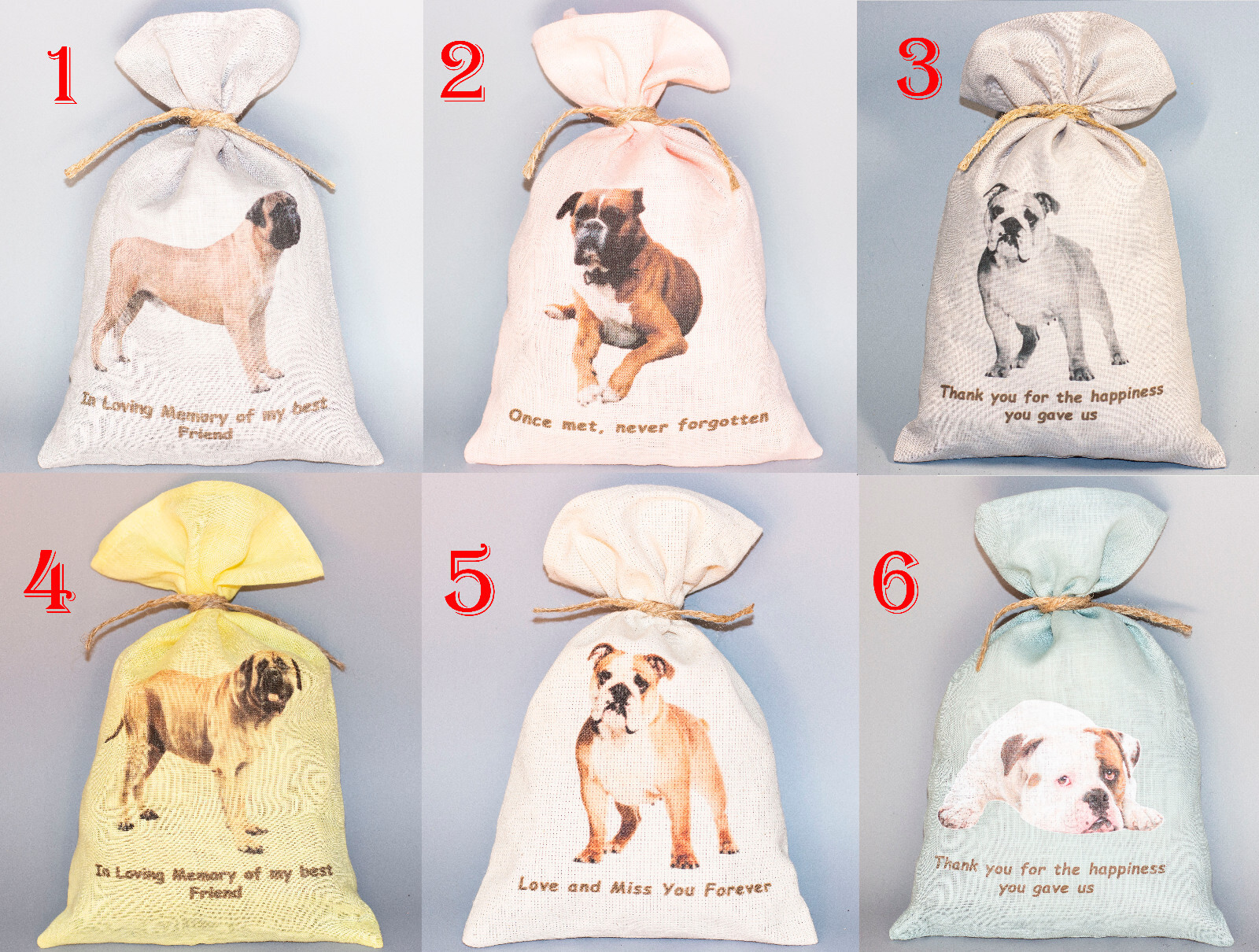 Unique English Bulldog Urn Dog Ashes Pet Memorial Keepsake Animal Grave Ornament
