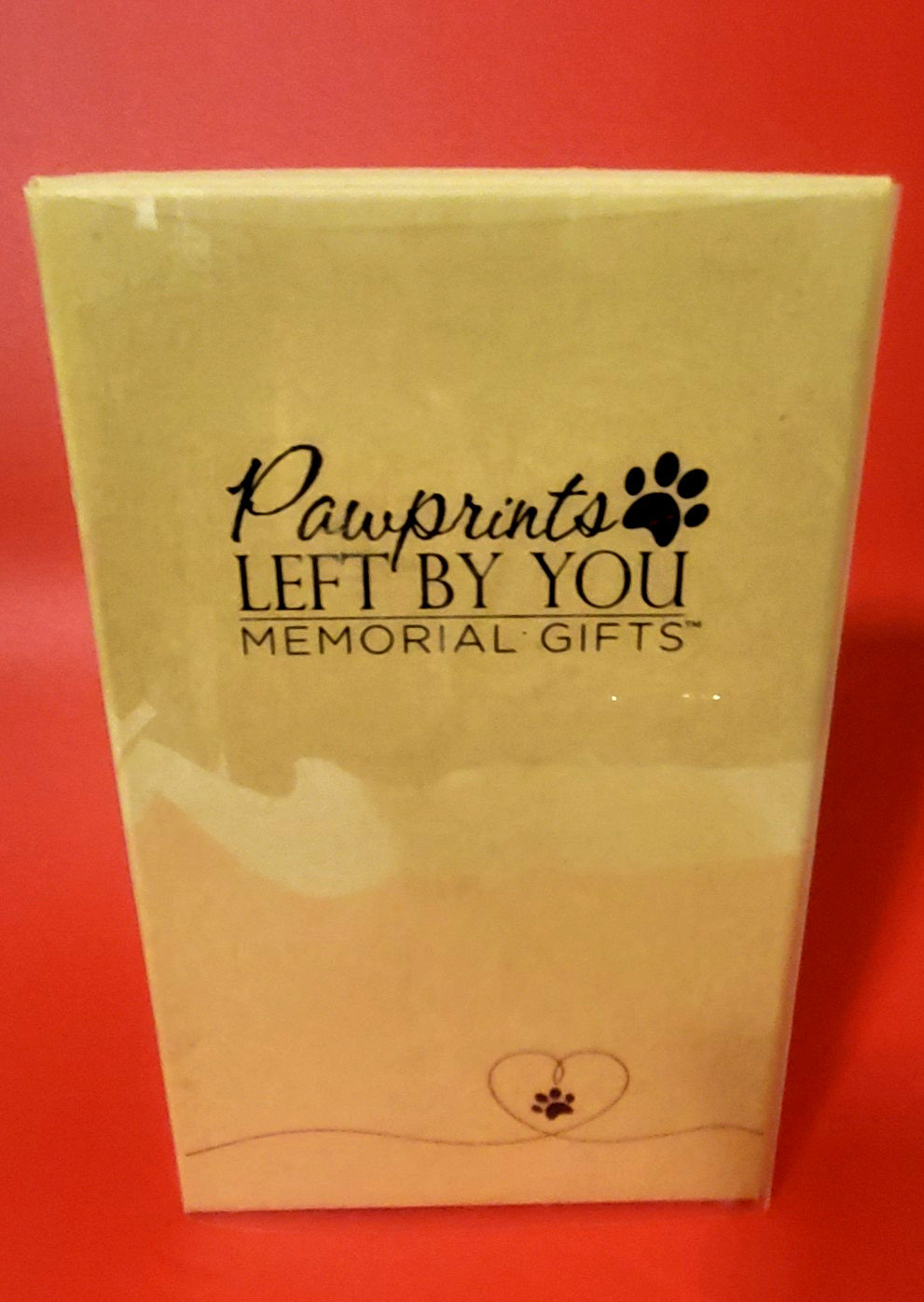 PAW PRINTS LEFT BY YOU MEMORIAL GIFTS WIND CHIME 12″