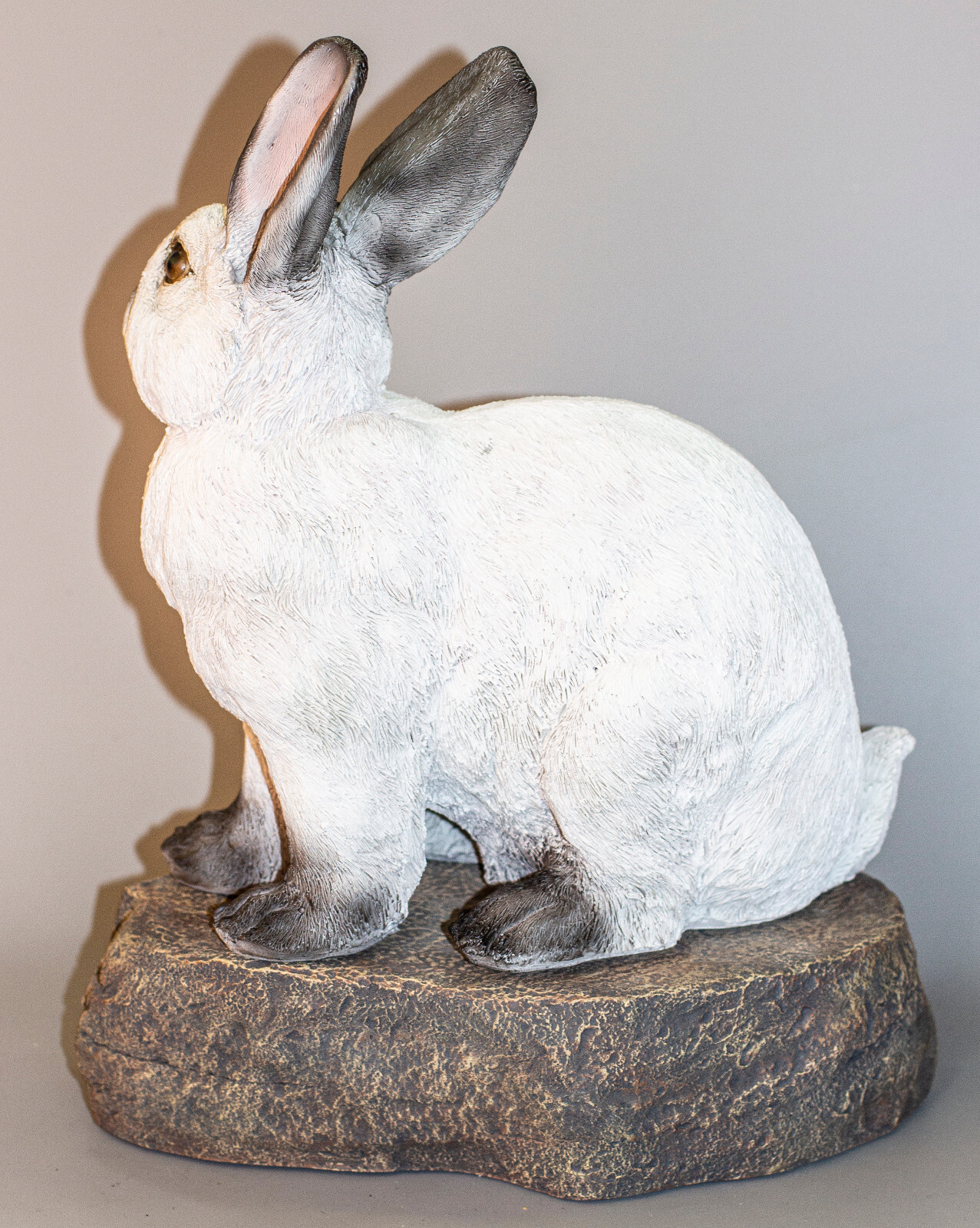 Large Rabbit Urn Bunny Memorial Stone Statue Pet Ashes Unique Remembrance Plaque