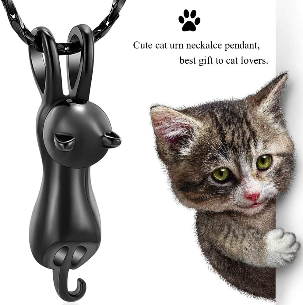 Pet Cremation Jewelry for Ashes Memorial Ash Jewelry Keepsake Cat Urn Pendants f