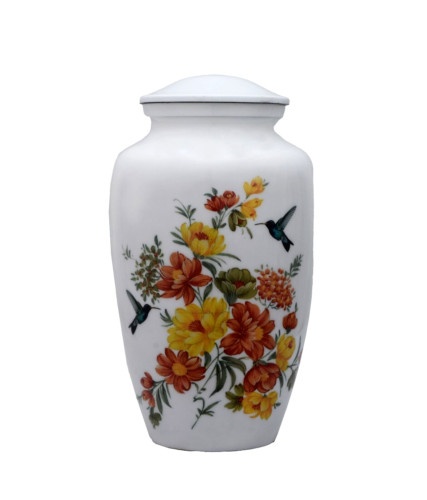 Aluminium Printed Urn Box ! Aluminium Box Urn ! Wooden Ashes Box ! Mans Urn Box