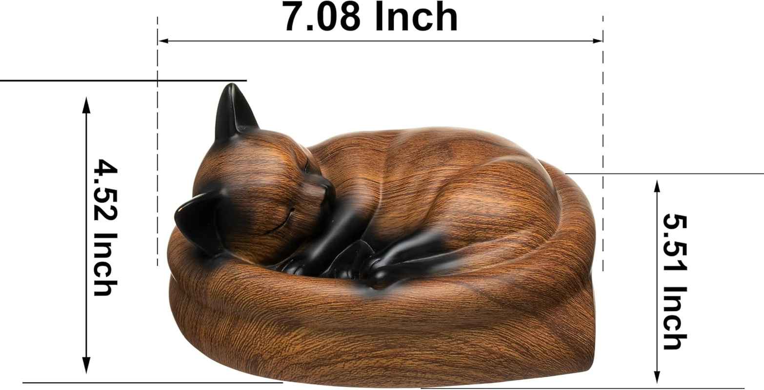 Cat Urn Small Pet Urn for Cat Ashes – Stylish Cat Urns for Ashes, Premium Qualit