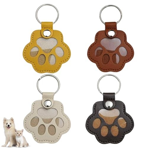 Cat Dog Hair Storage Keychain, Pet Hair Keychain, Fur Brown+black+yellow+white