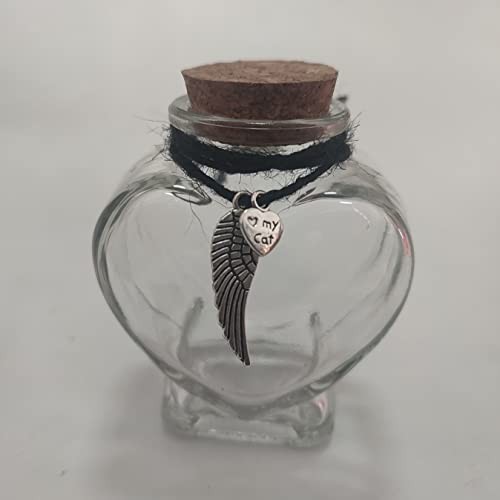 pet hair memorial bottle for dog, cat, dog, cat