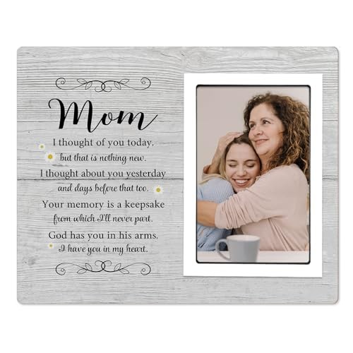 Mom Memorial Picture Frame – Memorial Gifts for Loss of Mother –Sympathy