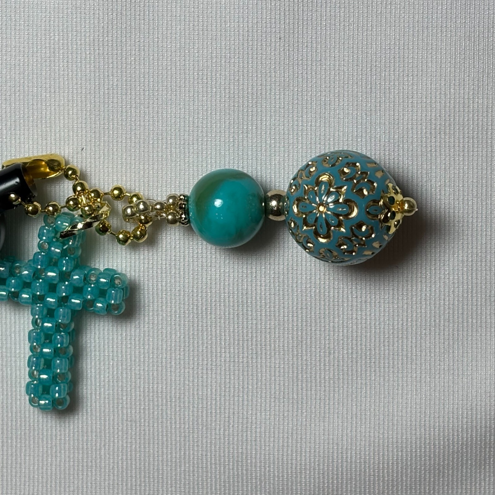 Cremation Ashes Keychain – Cremation Keepsake(green cross and green orb)