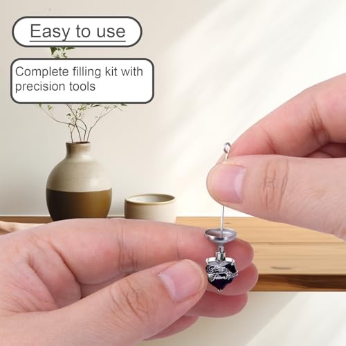 Cremation Funnel Kit, Include Spoon & Other Tools Small Metal Funnel Kit for