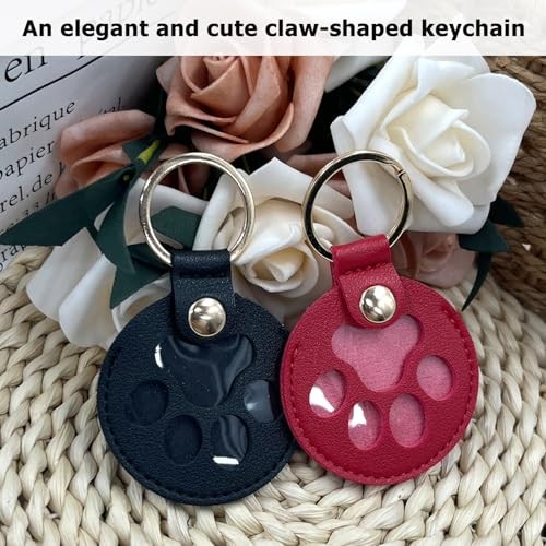 Personalized Pet Hair Keepsake Box for Dog, Pet Hair Storage Black & Red Paw