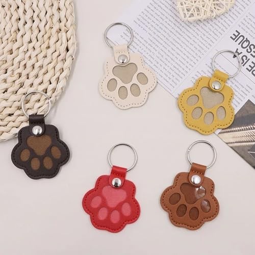 Cat Dog Hair Storage Keychain, Pet Hair Keychain, Fur Brown+black+yellow+white