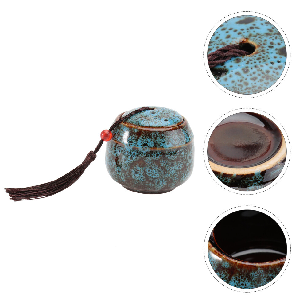 Pet Ashes Storage Pot Practical Pet Ashes Box Ceramics Pet Ashes Storage Pot