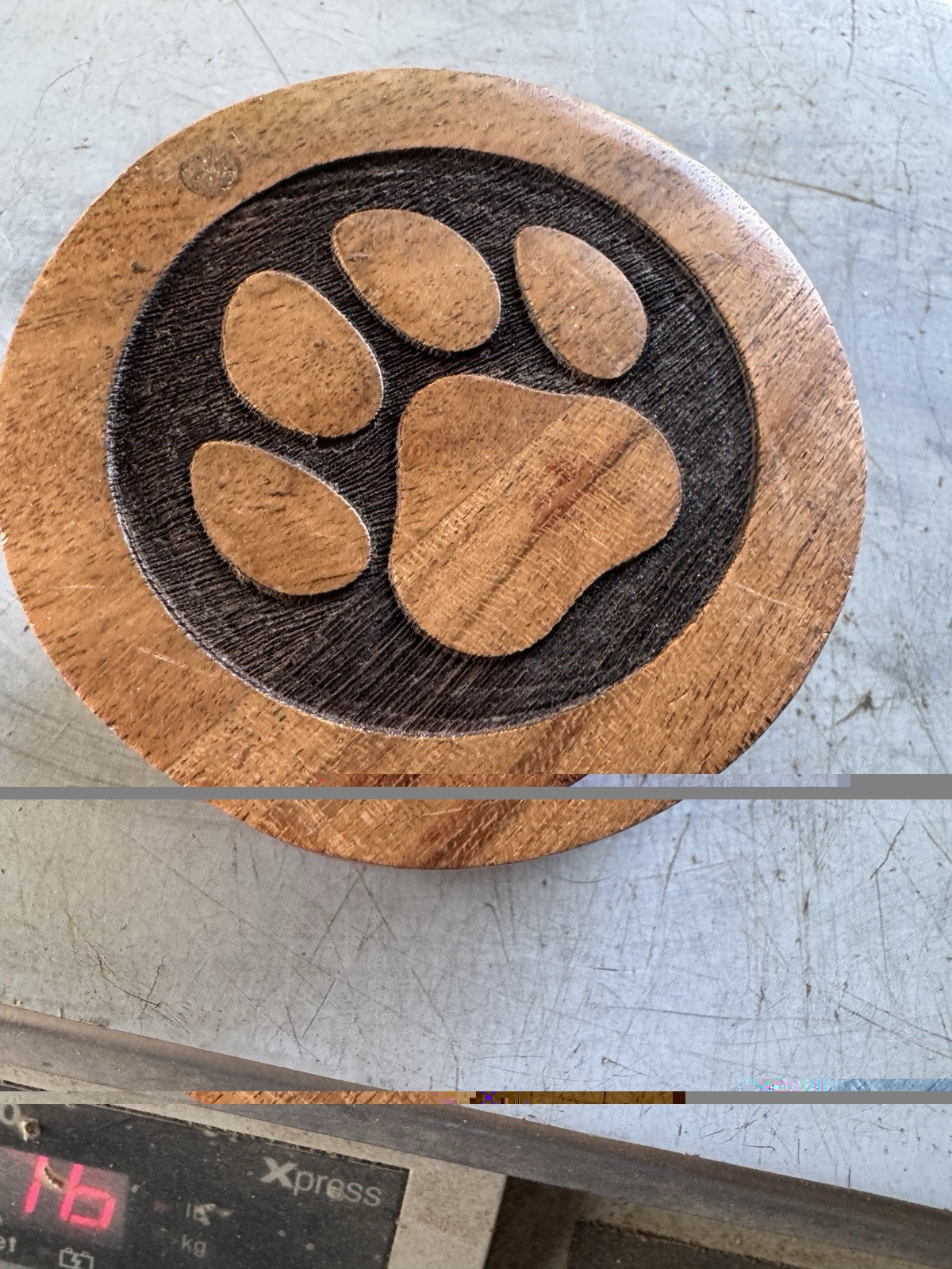 Portable Acacia Wood Pet Urn – Handmade W/ Magnetic Closure Free Shipping
