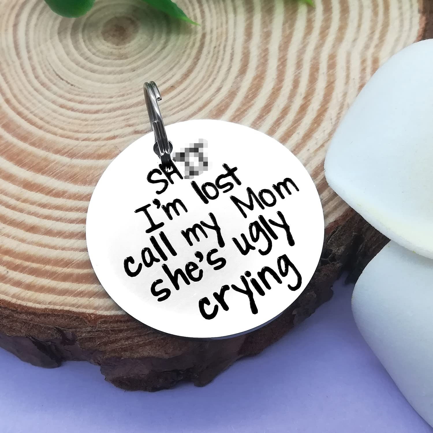 Funny Pet Tag Puppy Pet ID Tags for Cats Owner or Dog Lover Stainless Steel D…