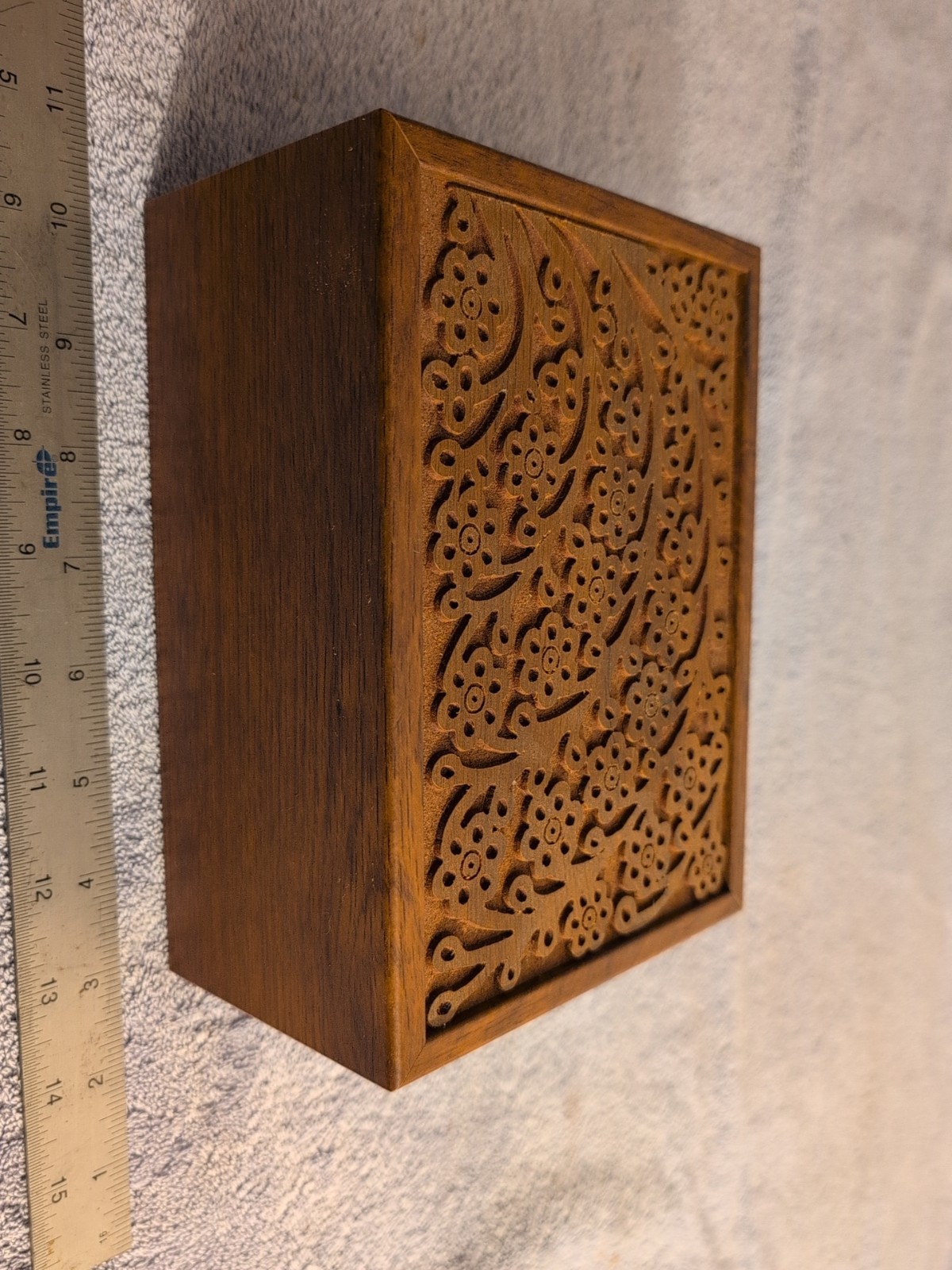 Wooden Urn Box for Human Ashes Cremation 6.5″x9″ Urn Box Decorative Urn Pet