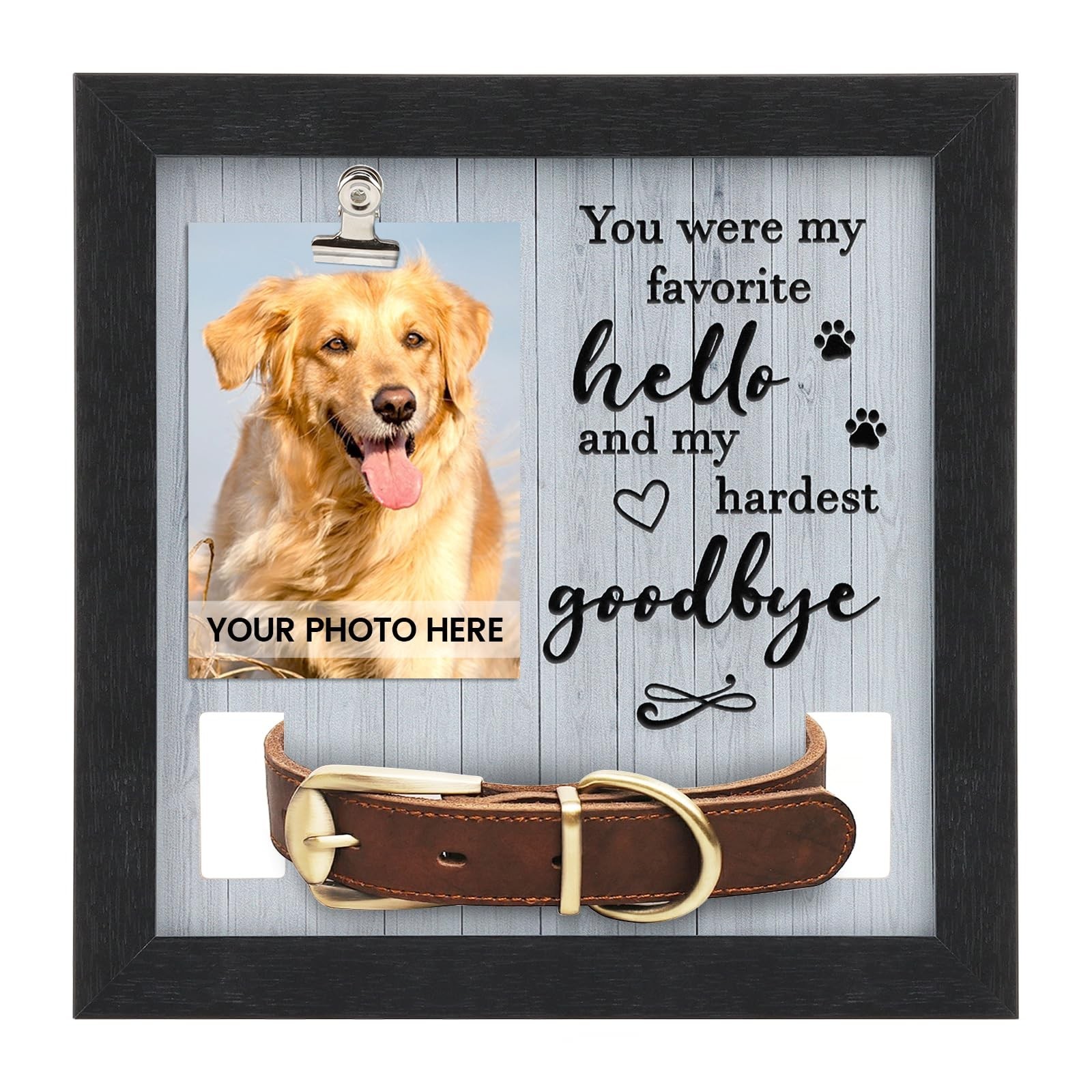 Pet Memorial Gifts for Dogs Cats, Pet Memorial Frame, Loss of Dog Sympathy Gi…