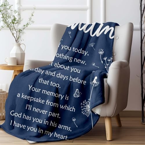 Sympathy Memorial Gifts for Grandmother, Soft Flannel Memorial Loss of Grandma