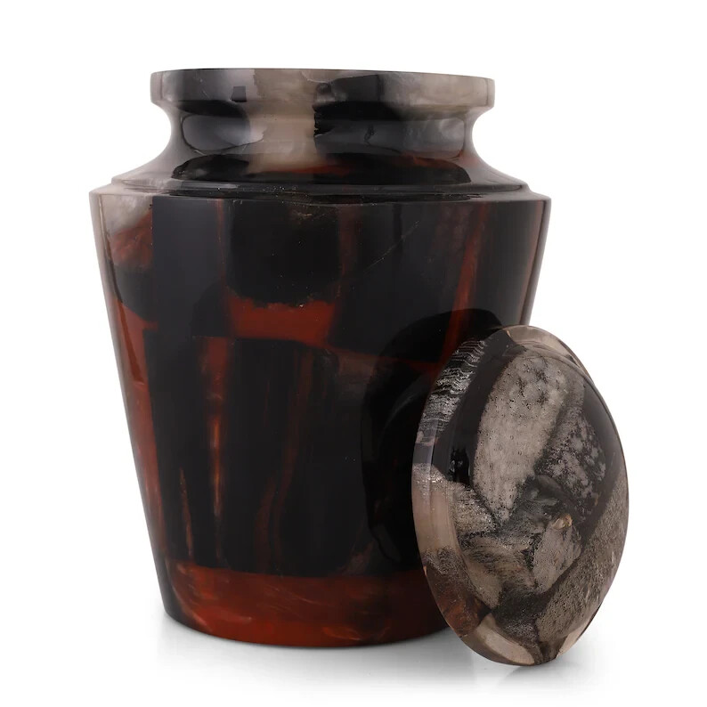 Wooden Urns for Human Ashes Adult Male Female – Cremation Urn Large Wood Urn Box