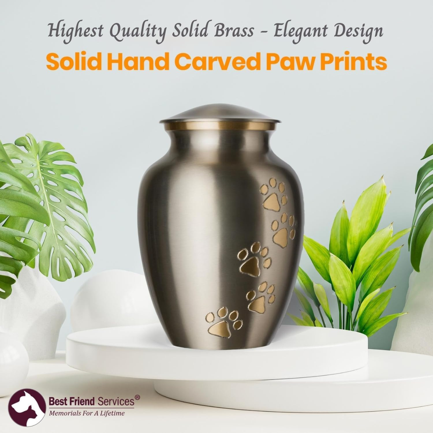 Pet Urn – Ottillie Paws Legacy Memorial Pet Cremation Urns for Dogs and Cats Ash