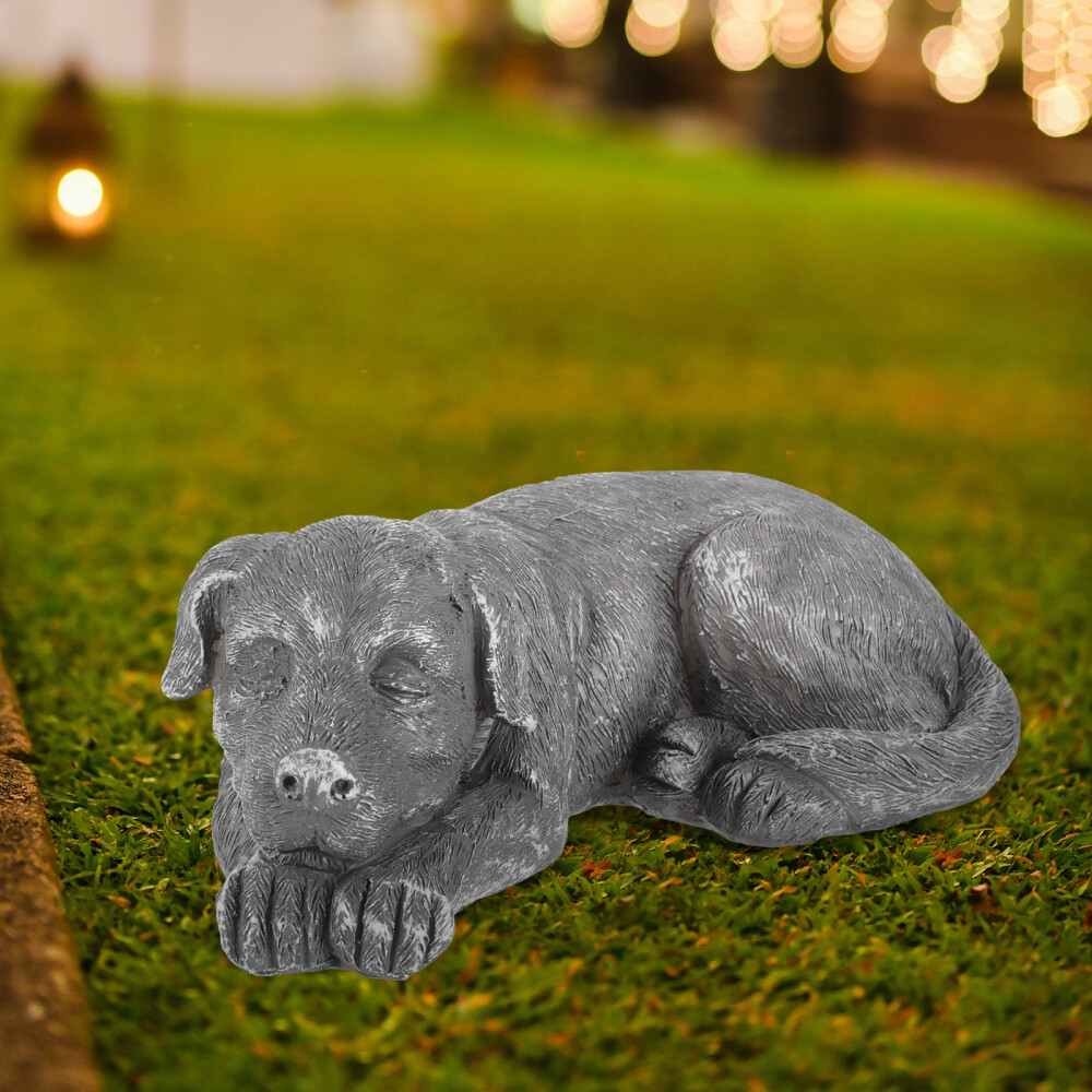 Resin Pet Grave Stone Tombstone for Dogs Memorial Garden Statue Decoration