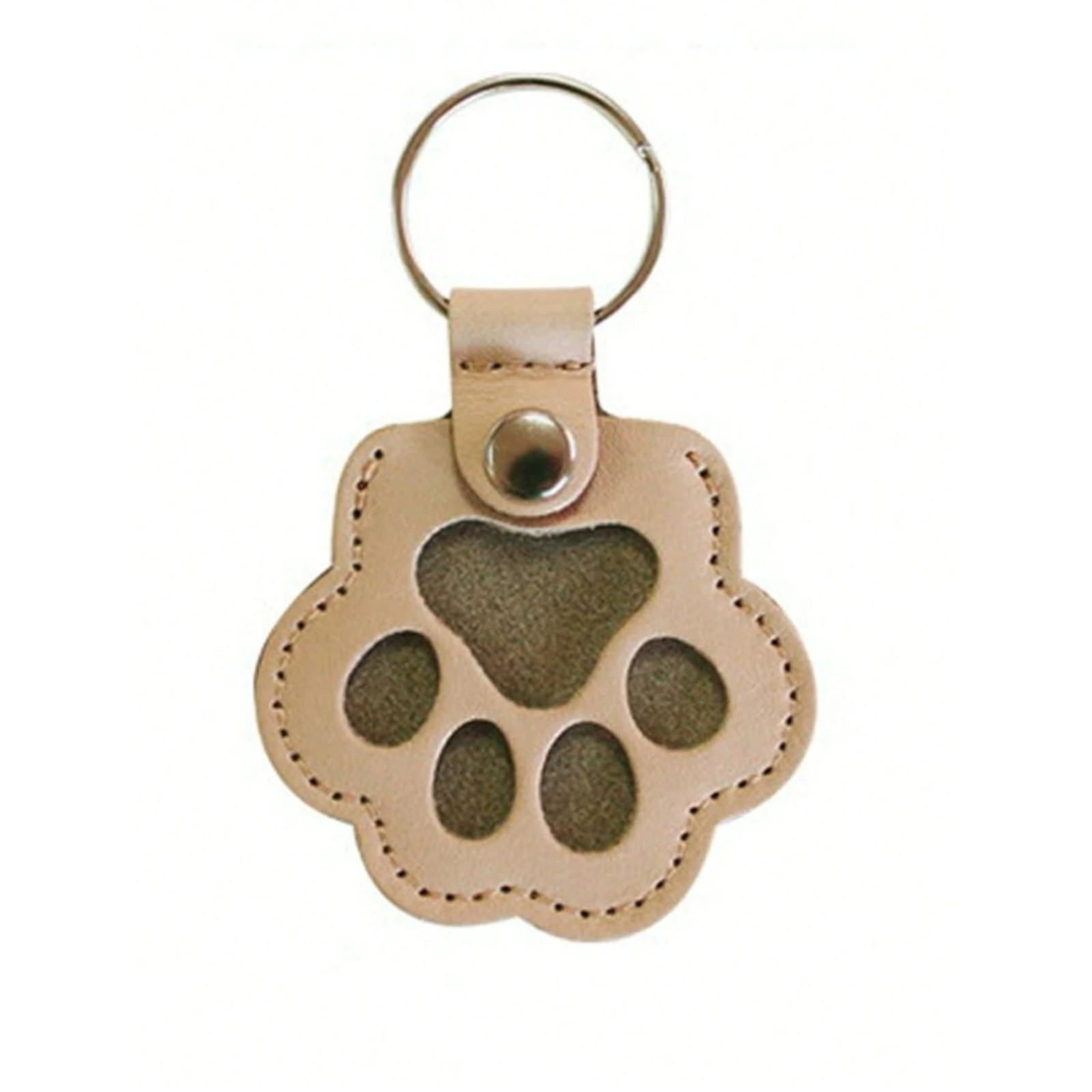 Pet Lost Hair Storage Keychain Cat & Dog Hair Memorial Bag Leather Pet Hair Bag