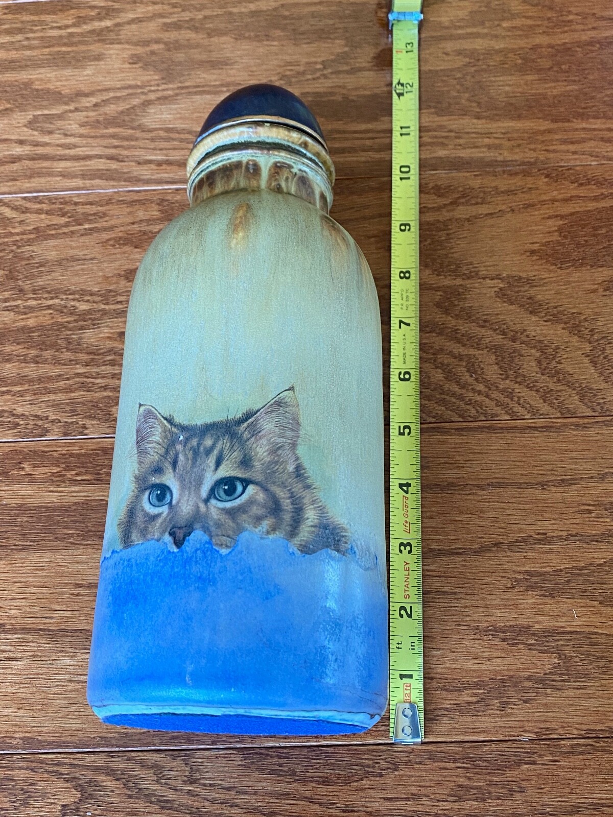 UNIQUE Handmade / painted Ceramic Cremation Urn for Pet – Vintage
