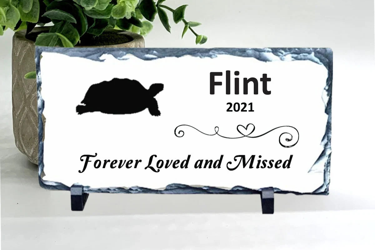 Turtle Memorial – Personalized Pet Memorial Stone – Turtle Loss sympathy Gift