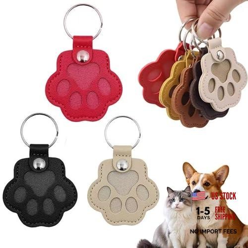 Pet Fur Keepsake Keychain for Dog Cat – Paw Paw Print Hair – 3 Pcs a