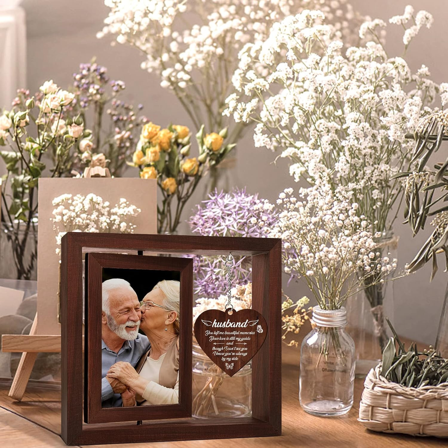 Memorial Gifts for Loss of Husband, Sympathy Picture Frame, Sympathy Gifts for L