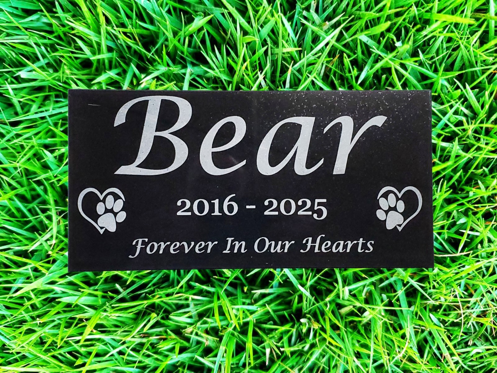 Pet Loss Memorial Grave Marker Headstone Garden Burial Stone Cemetery Plaque t19