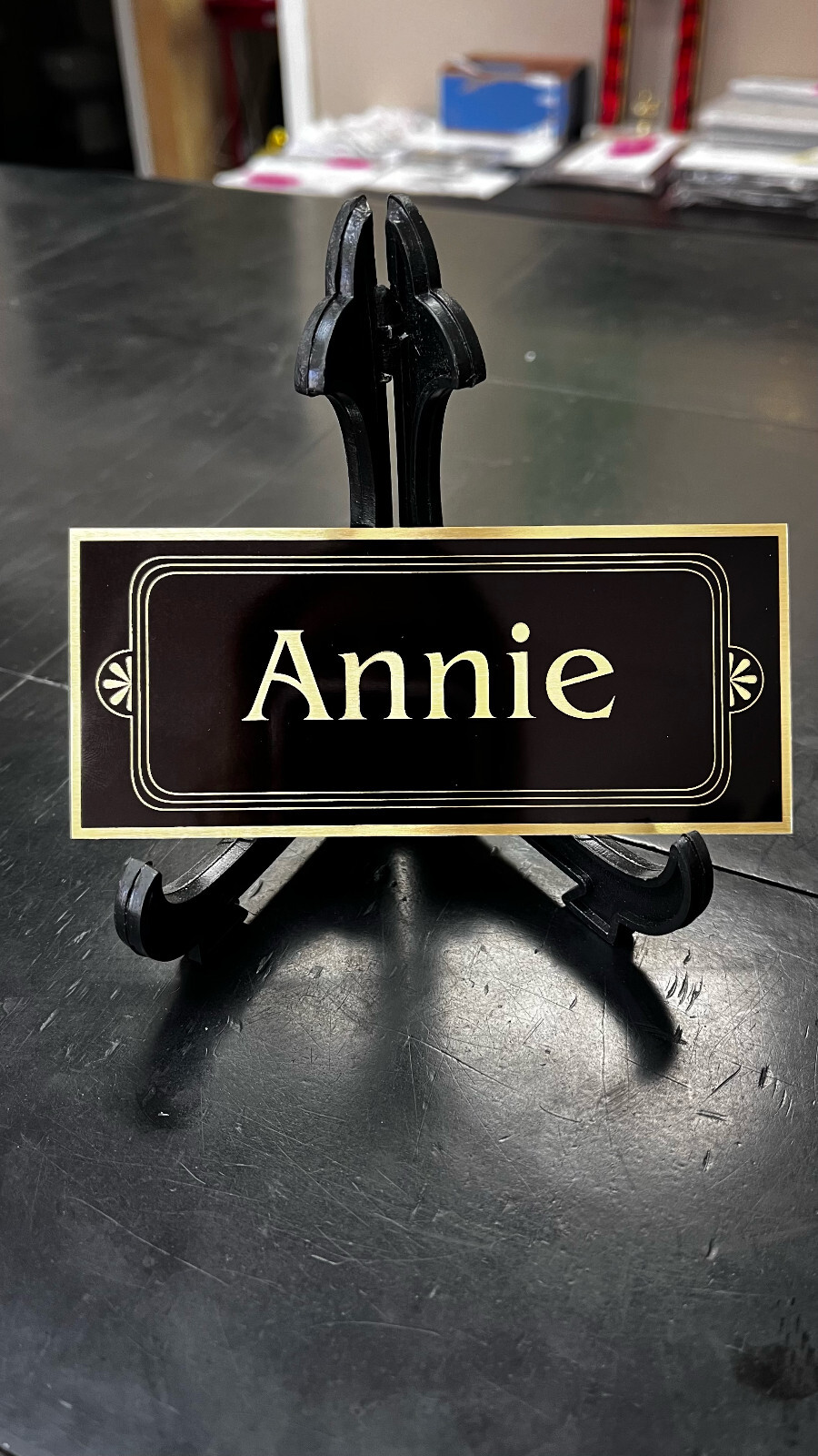 1 1/4″ x 3 1/4″ Customized Aluminum Plate for Pet Memoiral Urn
