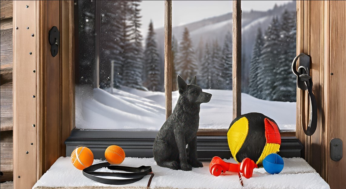 Holiday Stocking Stuffer 3.5″ Black German Shepherd Dog Sitting Up Figurine