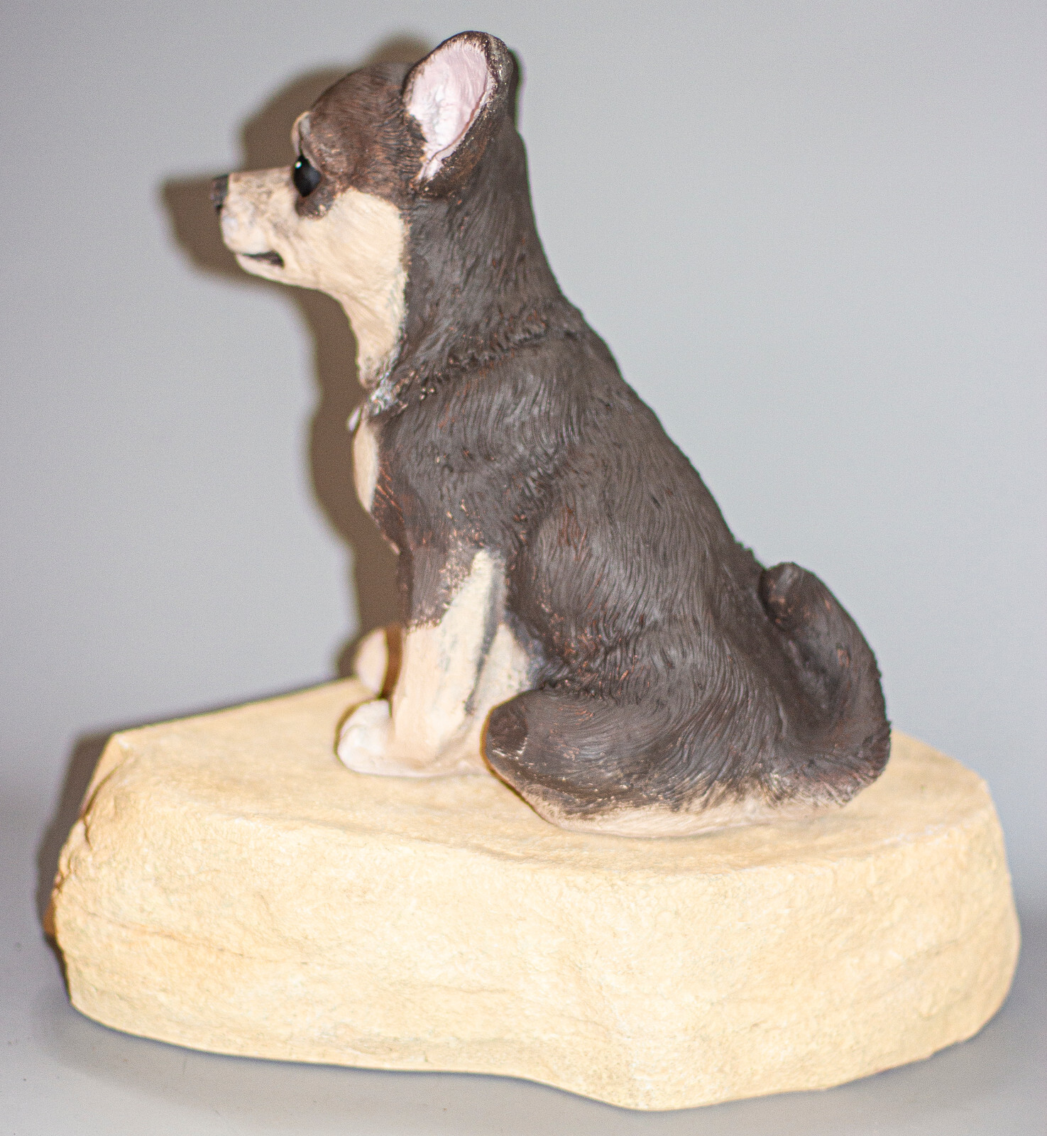 Urn Dog Ashes Chihuahua Memorial Stone Pet Remembrance Plaque Animal Grave Decor