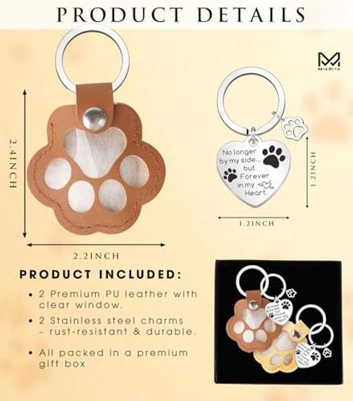 Pet Paw Print KeepSake Dog Memorial Suncatcher – Pet Fur Miarita- Kl- Pet Hair