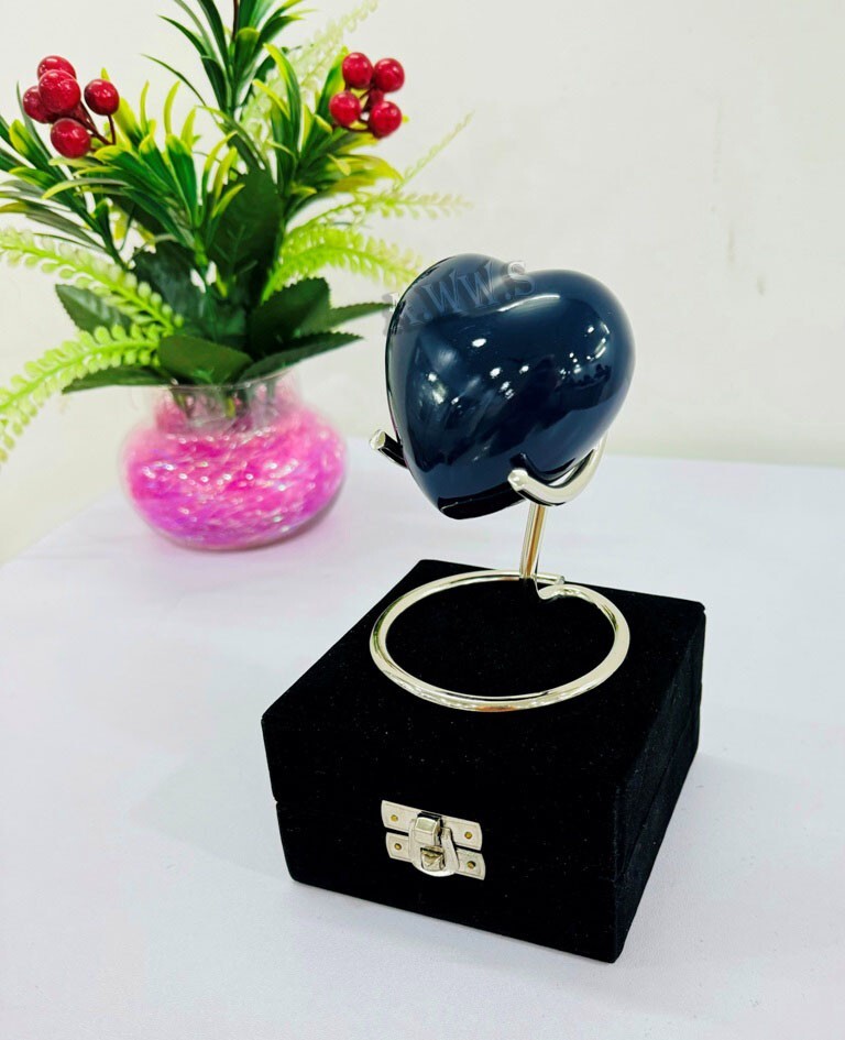 Small Cremation Keepsake Urn For Token Pet & Human Ashes Mini Heart Shape Funera