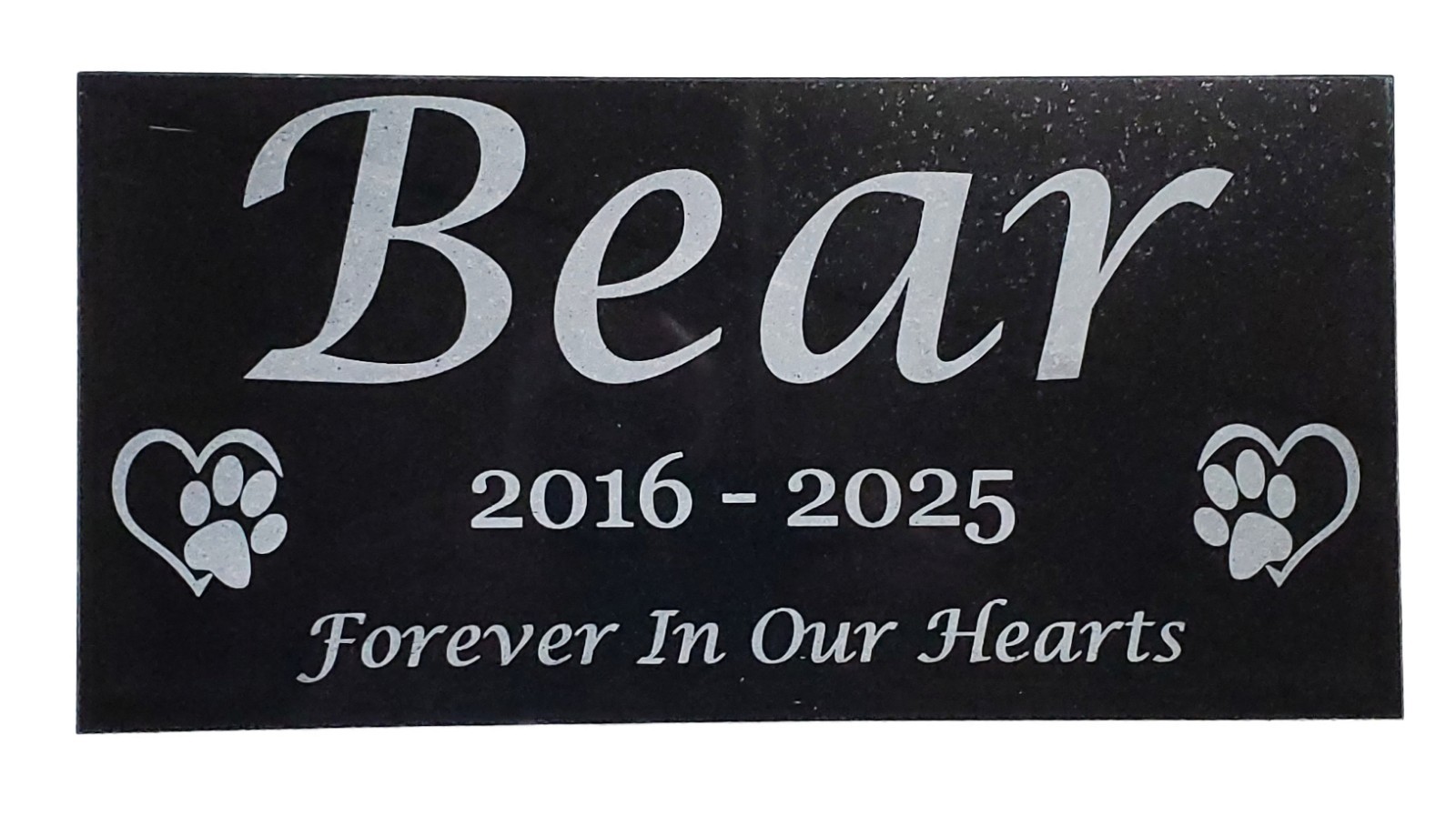 Grave Marker Headstone Garden Pet Loss Memorial Burial Stone Granite Plaque t19
