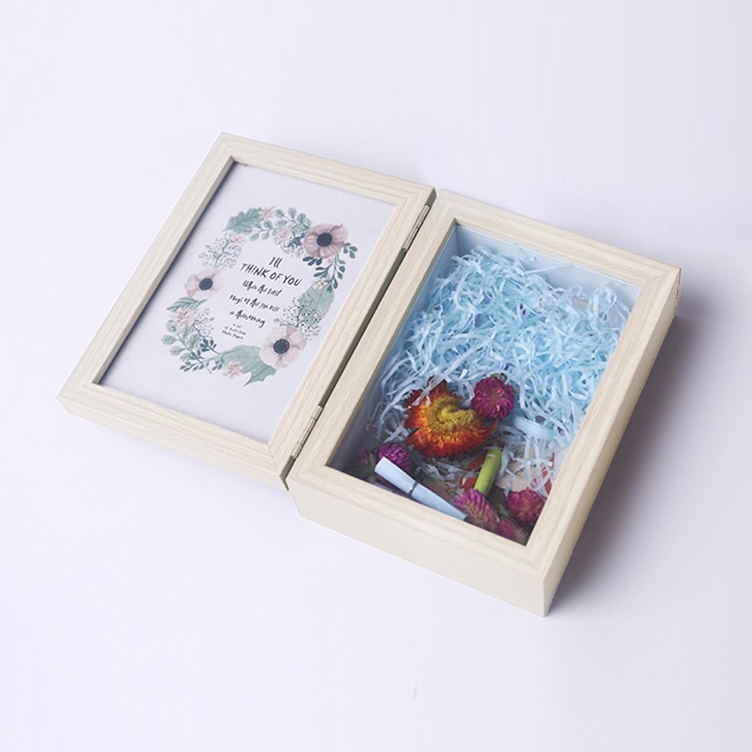 5×7 Pet Memorial Picture Frame Shadow Box for Dogs and Cats Frame Keepsake
