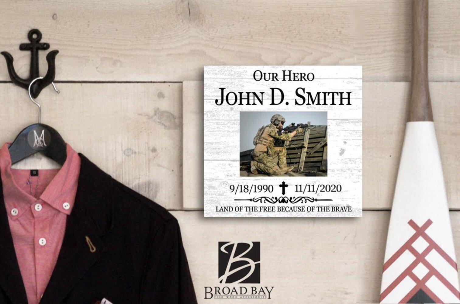 Custom Memorial Picture Frame Alternative – Personalized Gift – Upload Photo