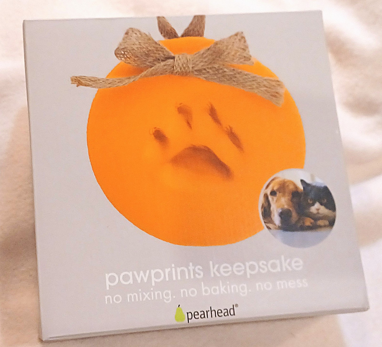 Pawprint Ornament Kit Pearhead Pet DIY Pawprints Keepsake Dogs Or Cats