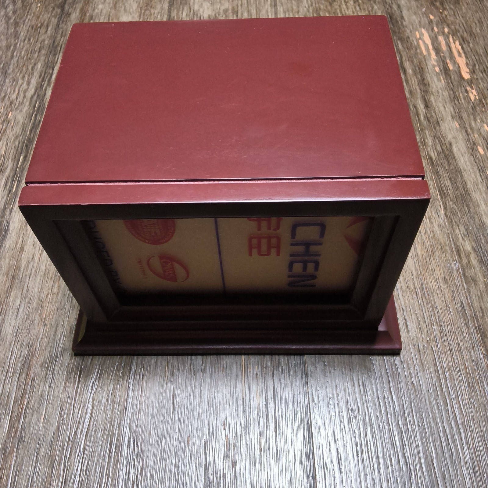 Wooden Pet Memorial Urn Photo Keepsake Box Pet Cremation Urn Dog Cat