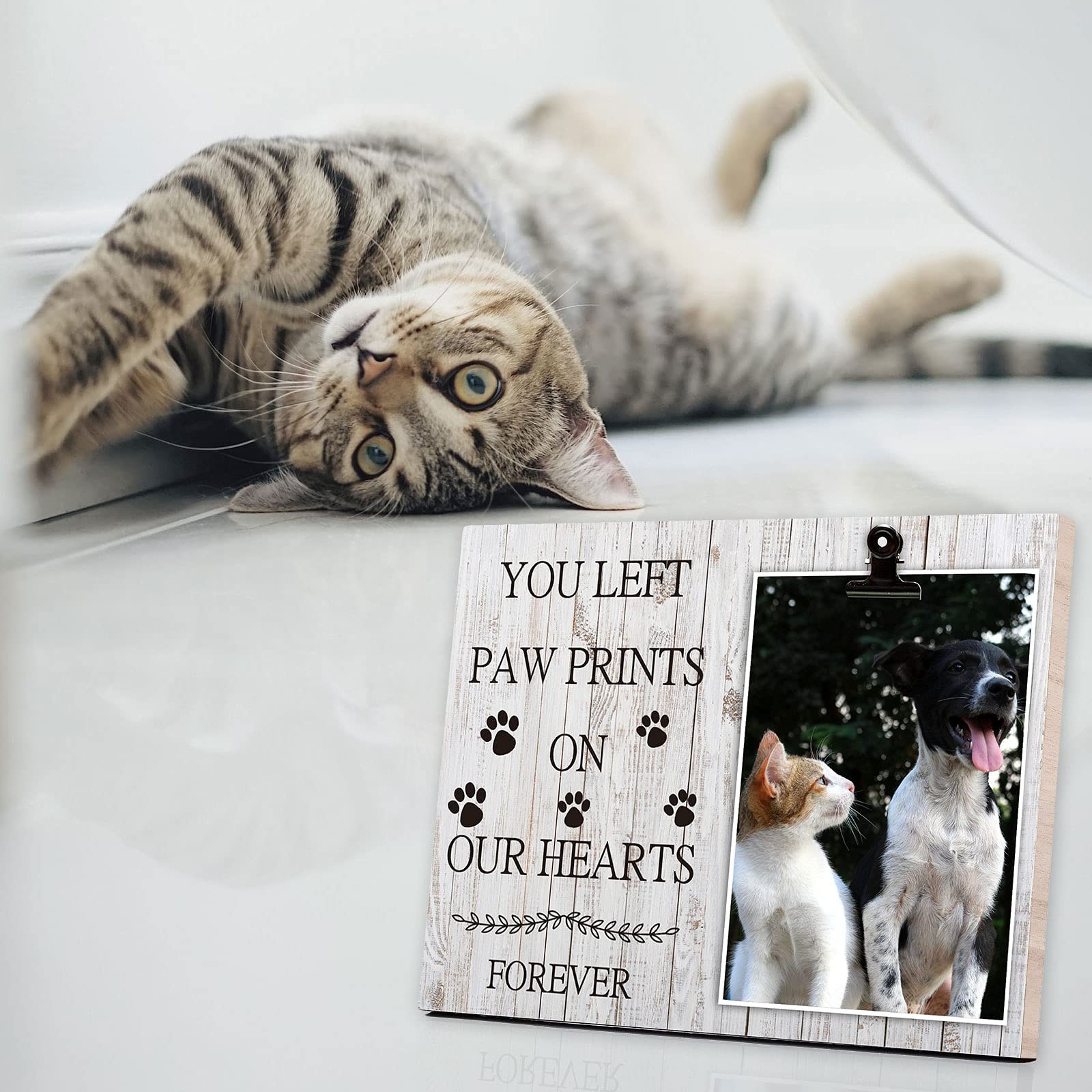 Pet Picture Frame Cat or Dog Frame 4×6 Memorial Pet Loss Picture Frame