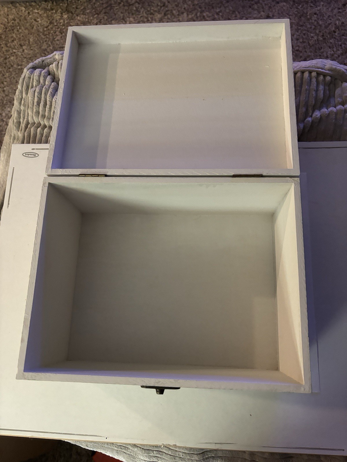 Pet Cremation Box-Yellow Paws On Green And White-Free Mini Urn With Every Box